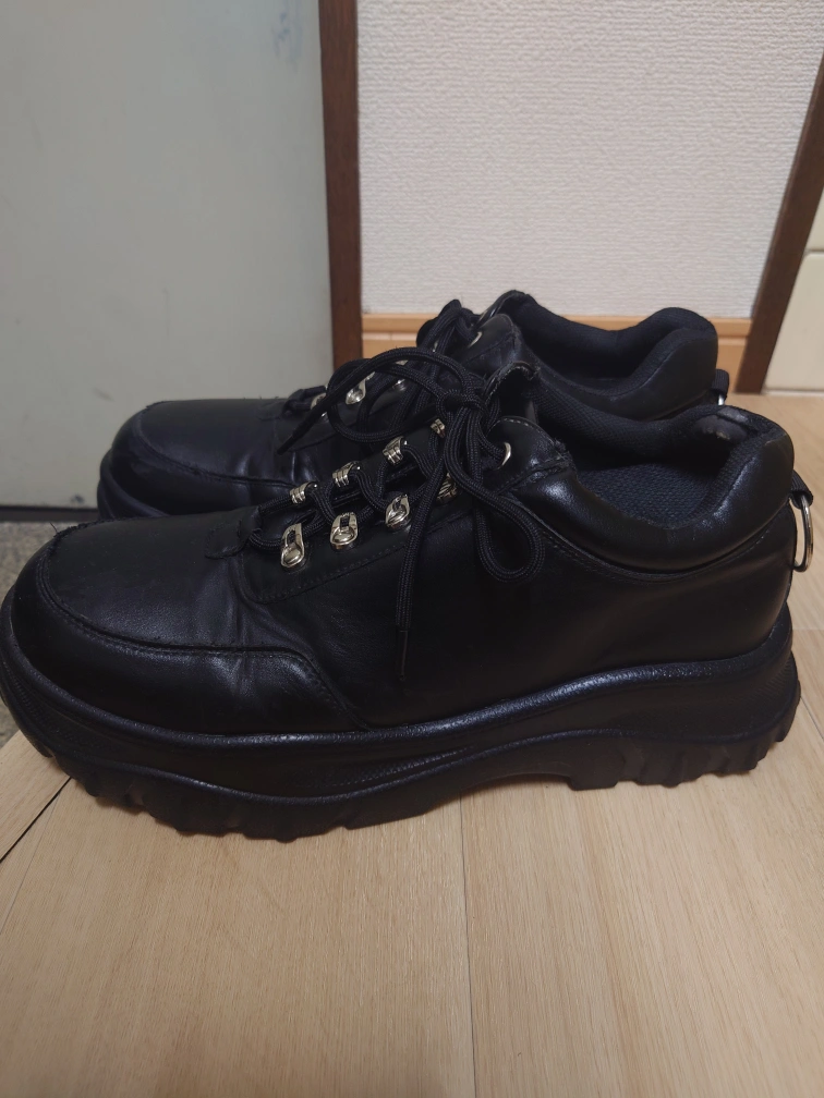 ADRER ハイソールリングダッドスニーカー ブラックの写真6枚目