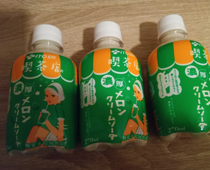 濃厚メロンクリームソーダ ITOEN5本セット