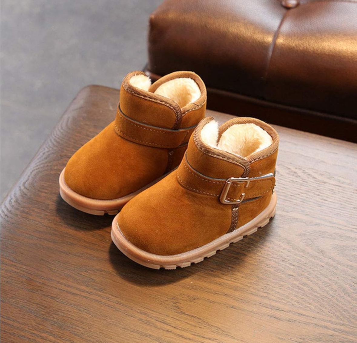 【新品】ボア　ブーツ　17.0㎝