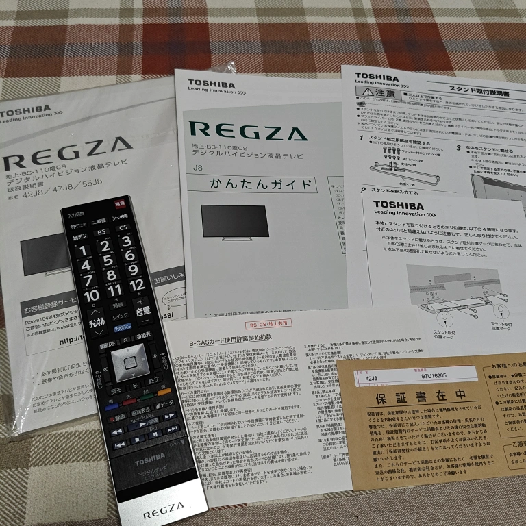 東芝REGZA 液晶テレビ 42J8の写真7枚目