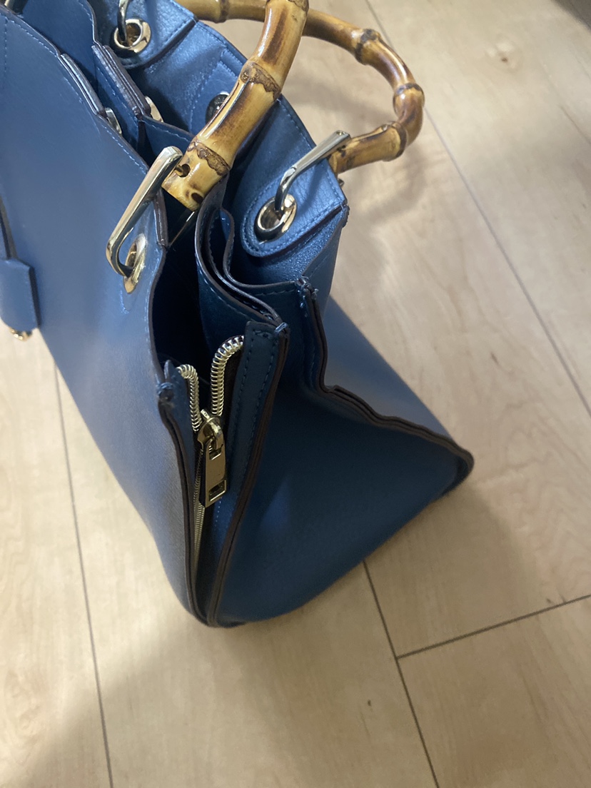〖美品〗バンブーハンドルA4トートバッグの写真2枚目