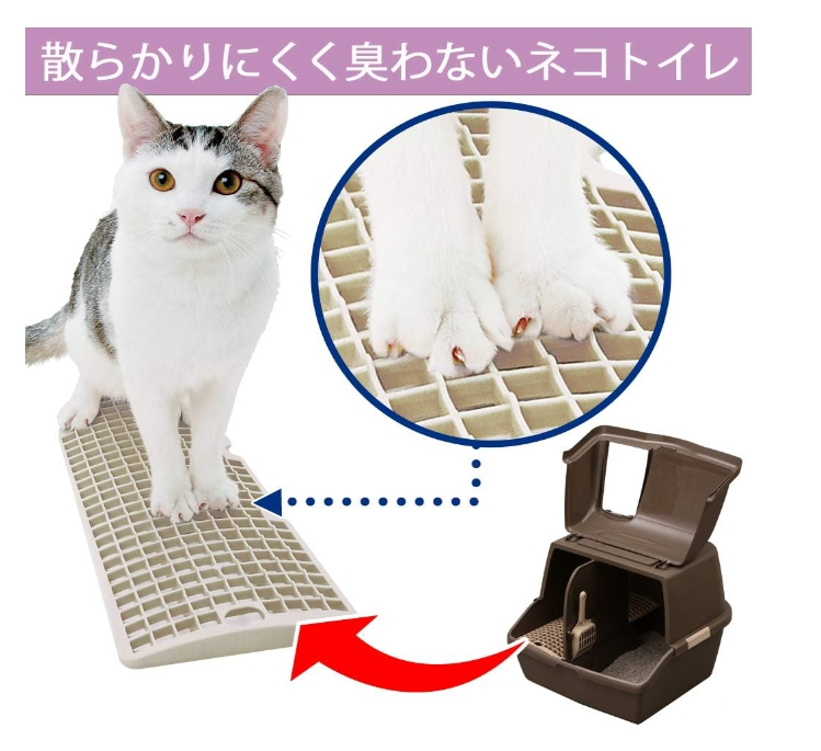 アイリスオーヤマ 猫用トイレ本体 散らかりにくいの写真2枚目