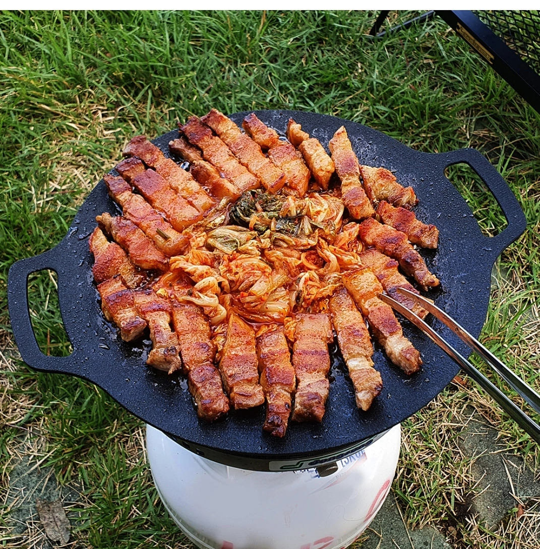 キャンプ用品、BBQ用品、マルチグリドル46.5cmの写真5枚目