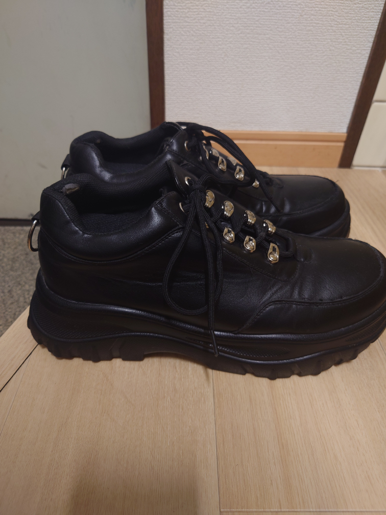 ADRER ハイソールリングダッドスニーカー ブラックの写真4枚目