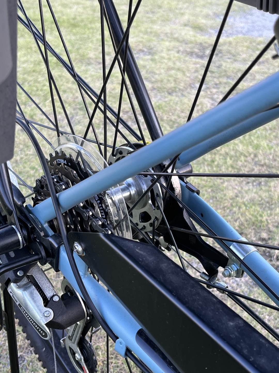 自転車販売 シティワンカー ブルーの写真3枚目
