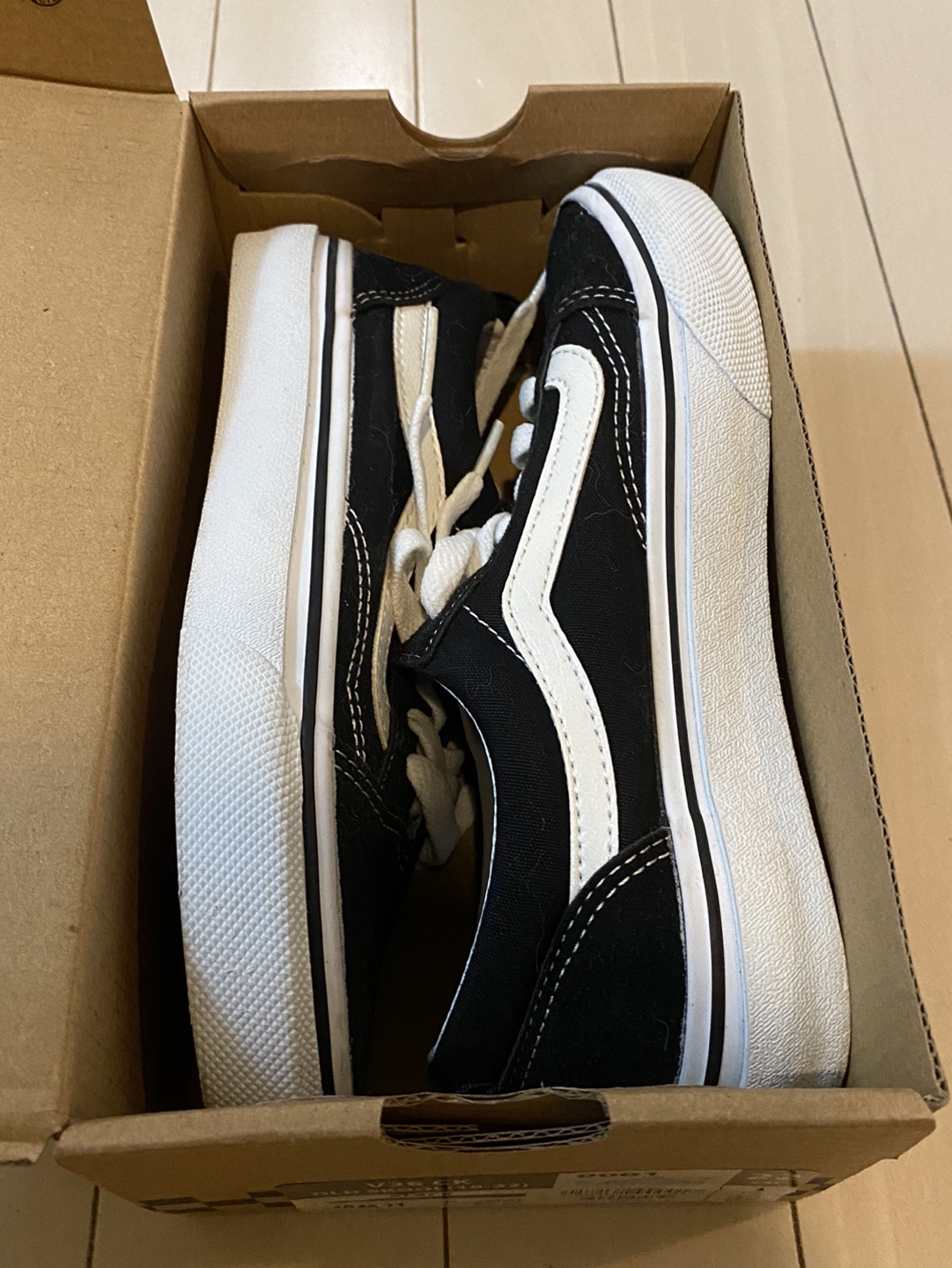 Vans kids オールドスクール　22cm