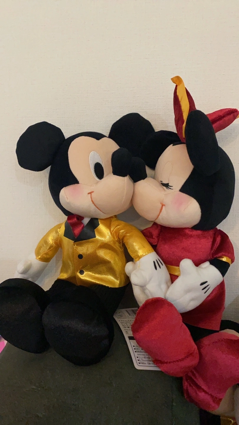 ミッキー&ミニー セレブリティフォト ぬいぐるみ