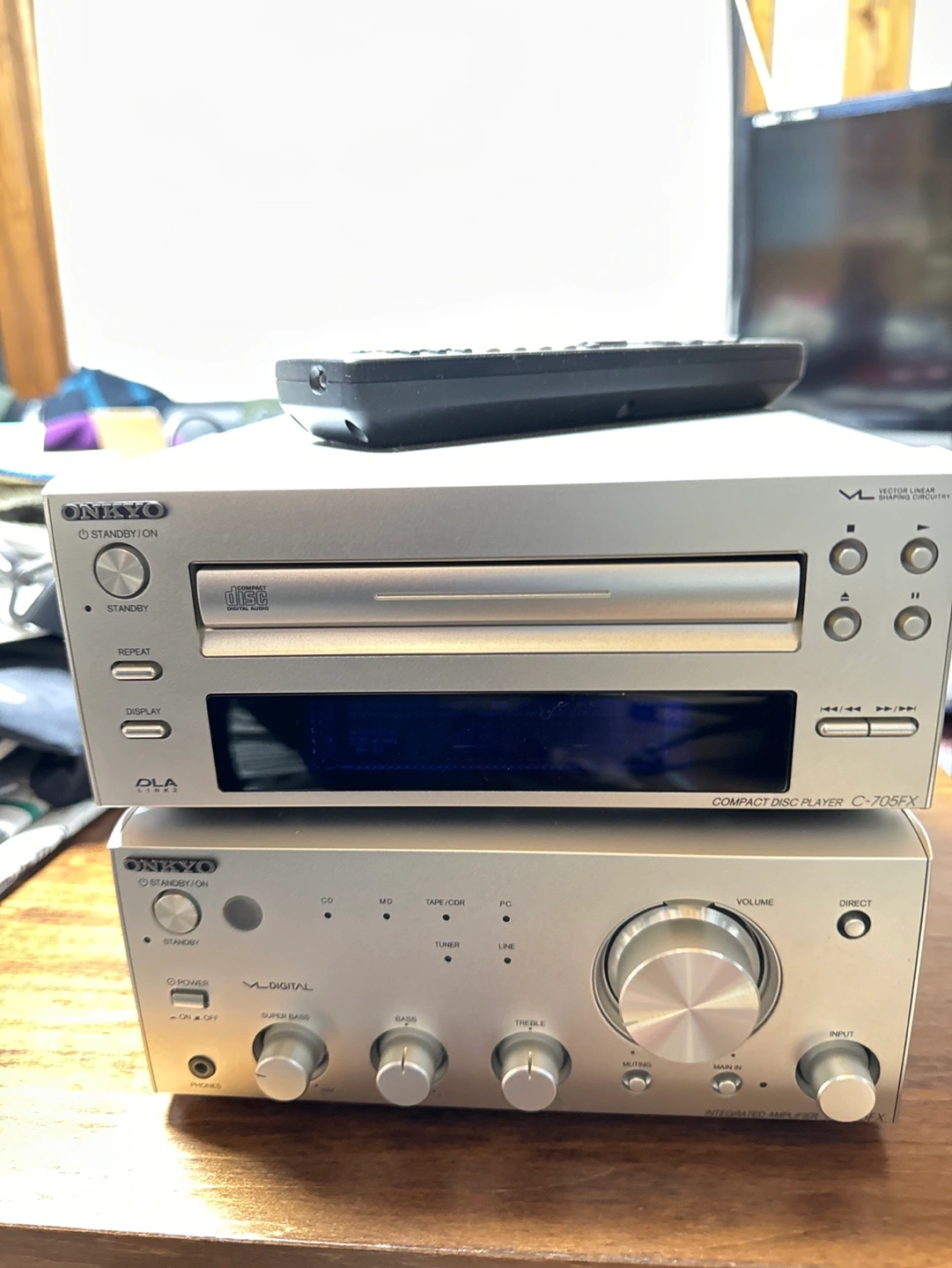 ONKYO ステレオセット、ジャンク