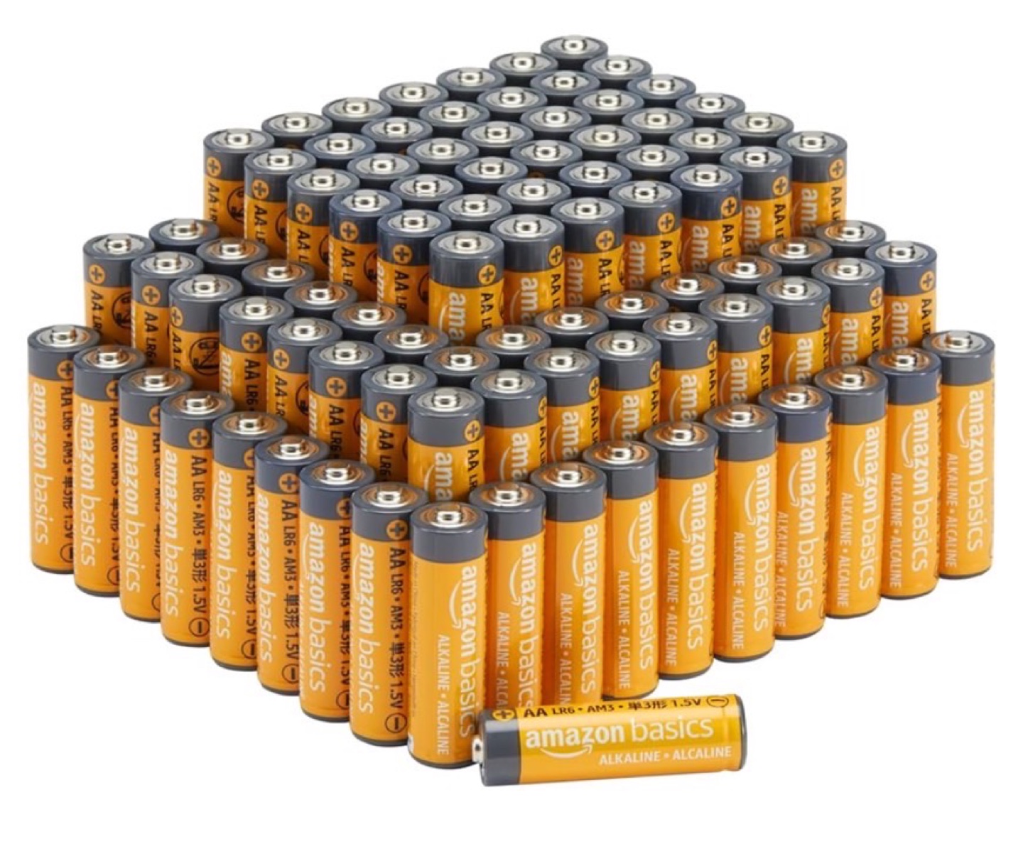 乾電池 単三形 50個   Amazon