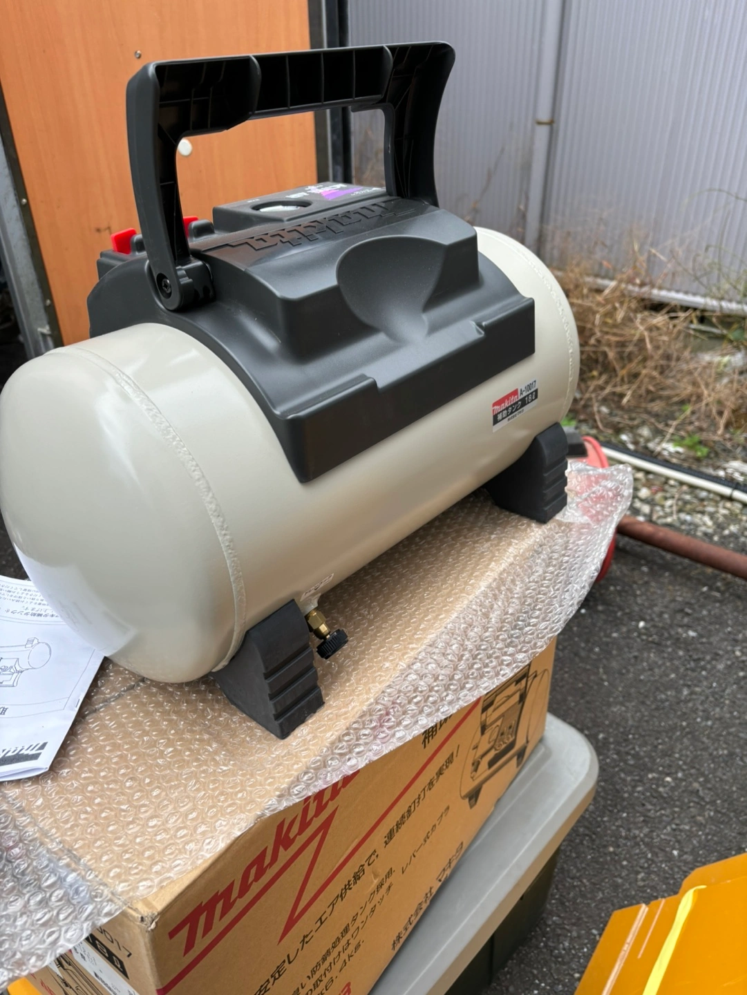 マキタコンプレッサー補助タンク常圧