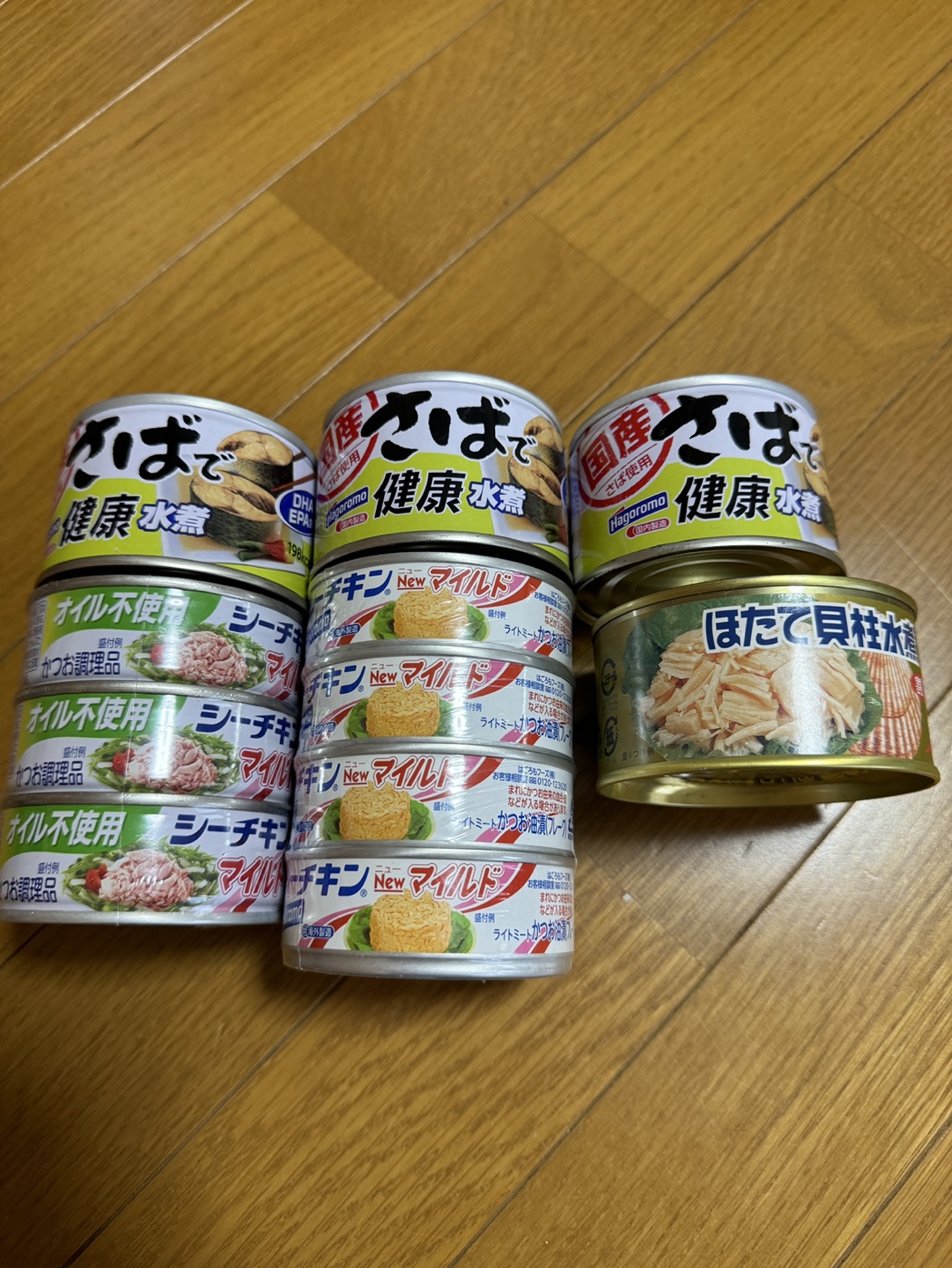 缶詰めセット　ツナ　サバ　ホタテ　期限バラバラ