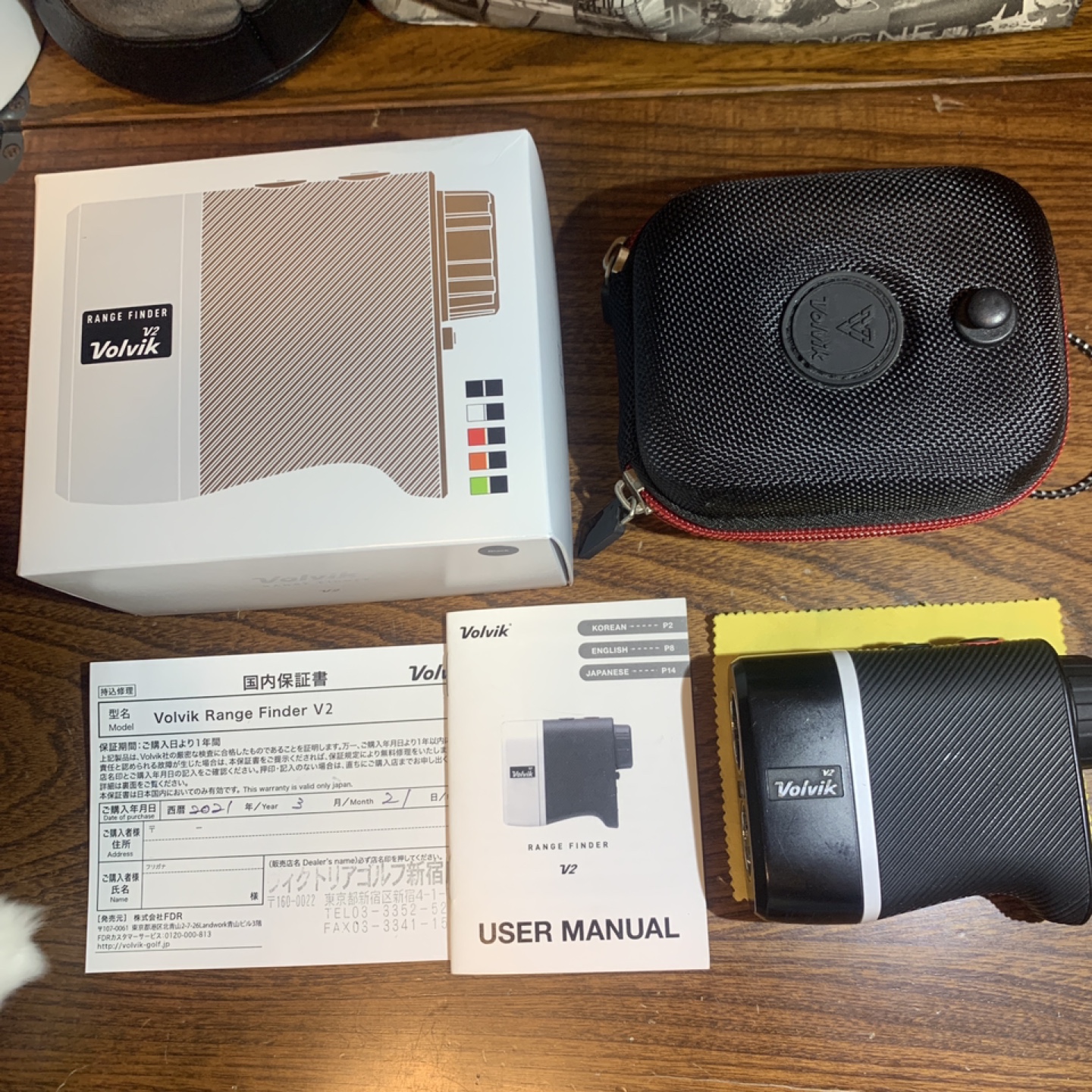 ボルヴィックレーザー距離計　VOLVIK Rangefinder V2の写真2枚目
