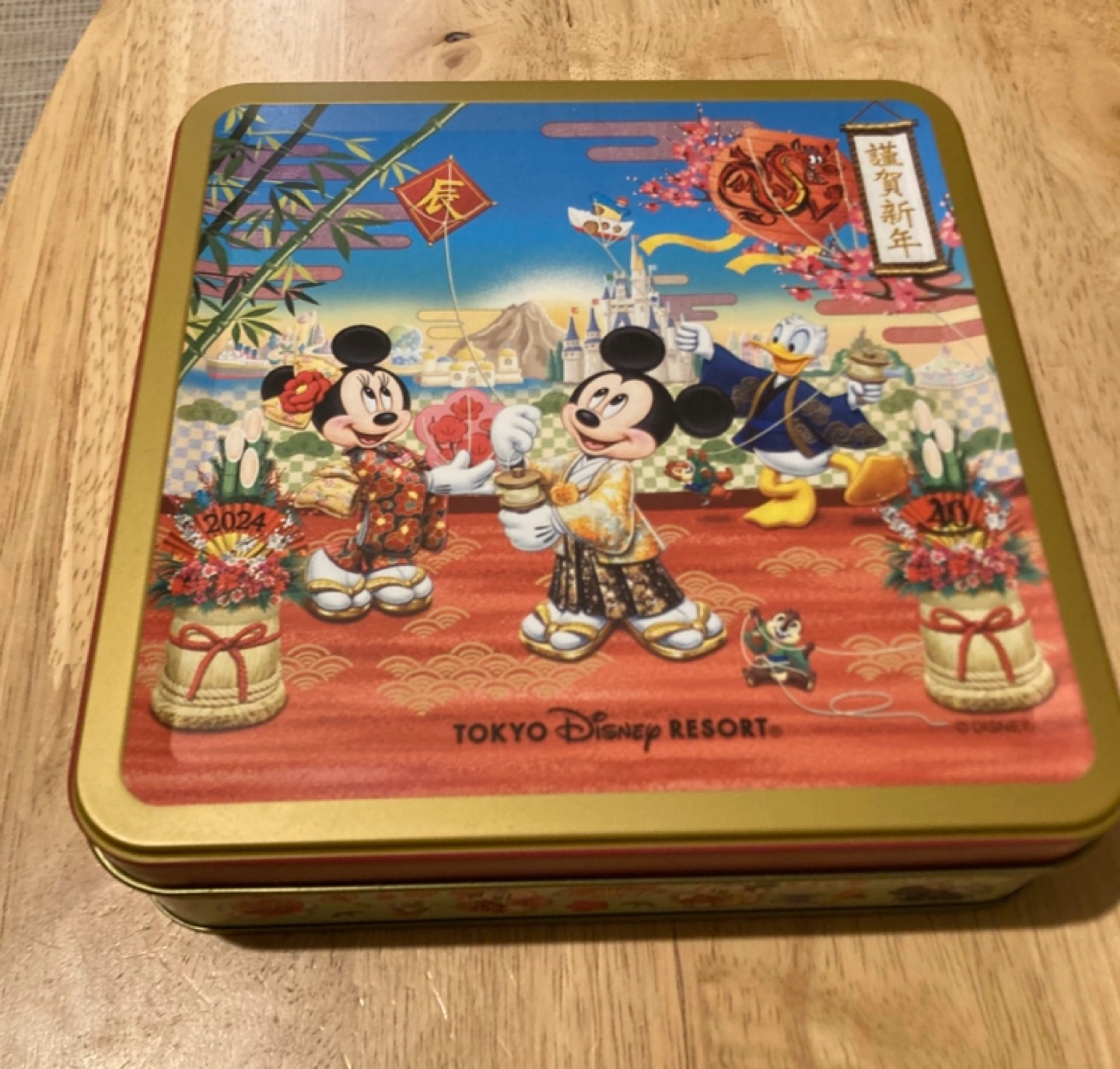 ディズニー クッキー缶