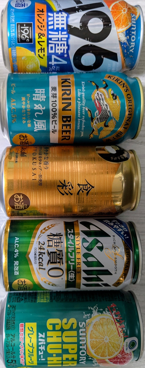 ビール、サワーなどのお酒本各種