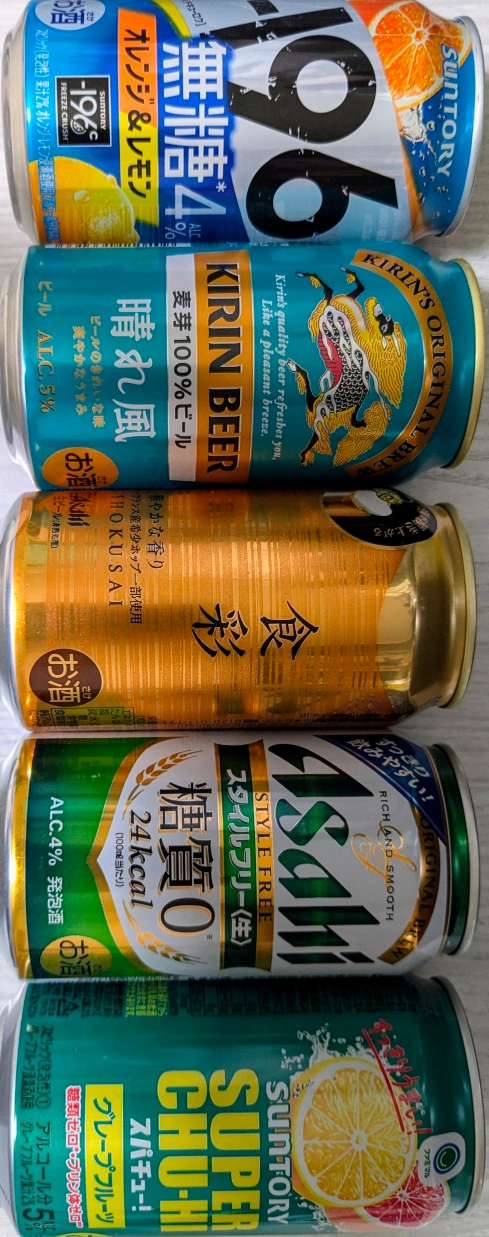ビール、サワーなどのお酒本各種