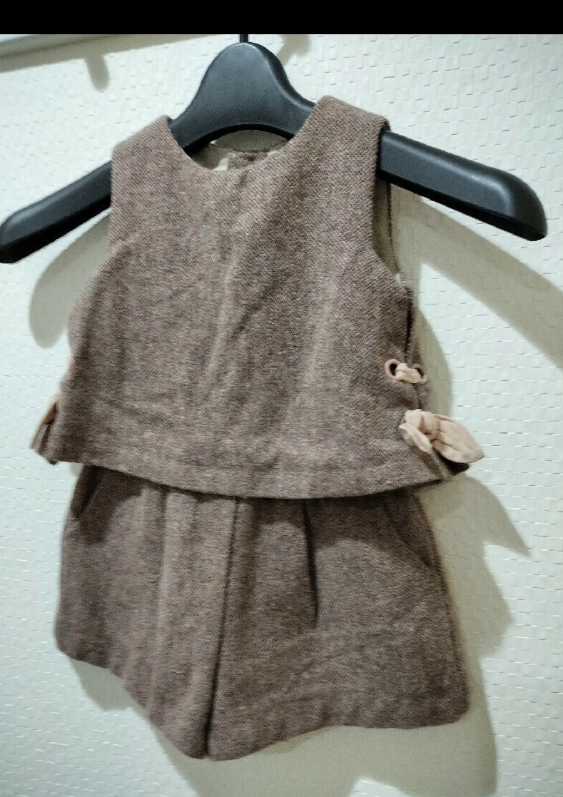 ZARA Baby Girl 女児 ベビー カバーオール キュロット 服