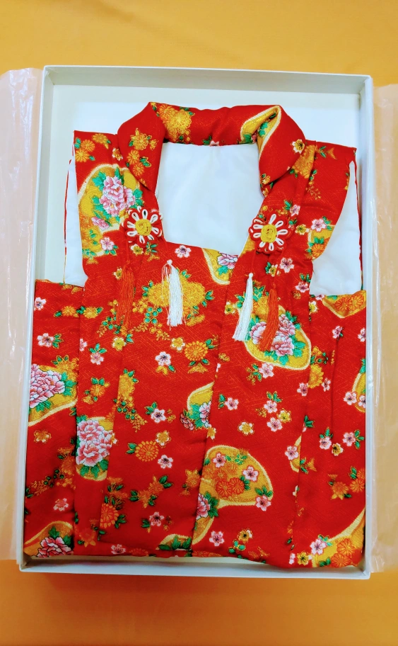 取引完了しました【 新品☆未使用品 】 被布 七五三 初節句 ひな祭り お正月 3歳の写真2枚目