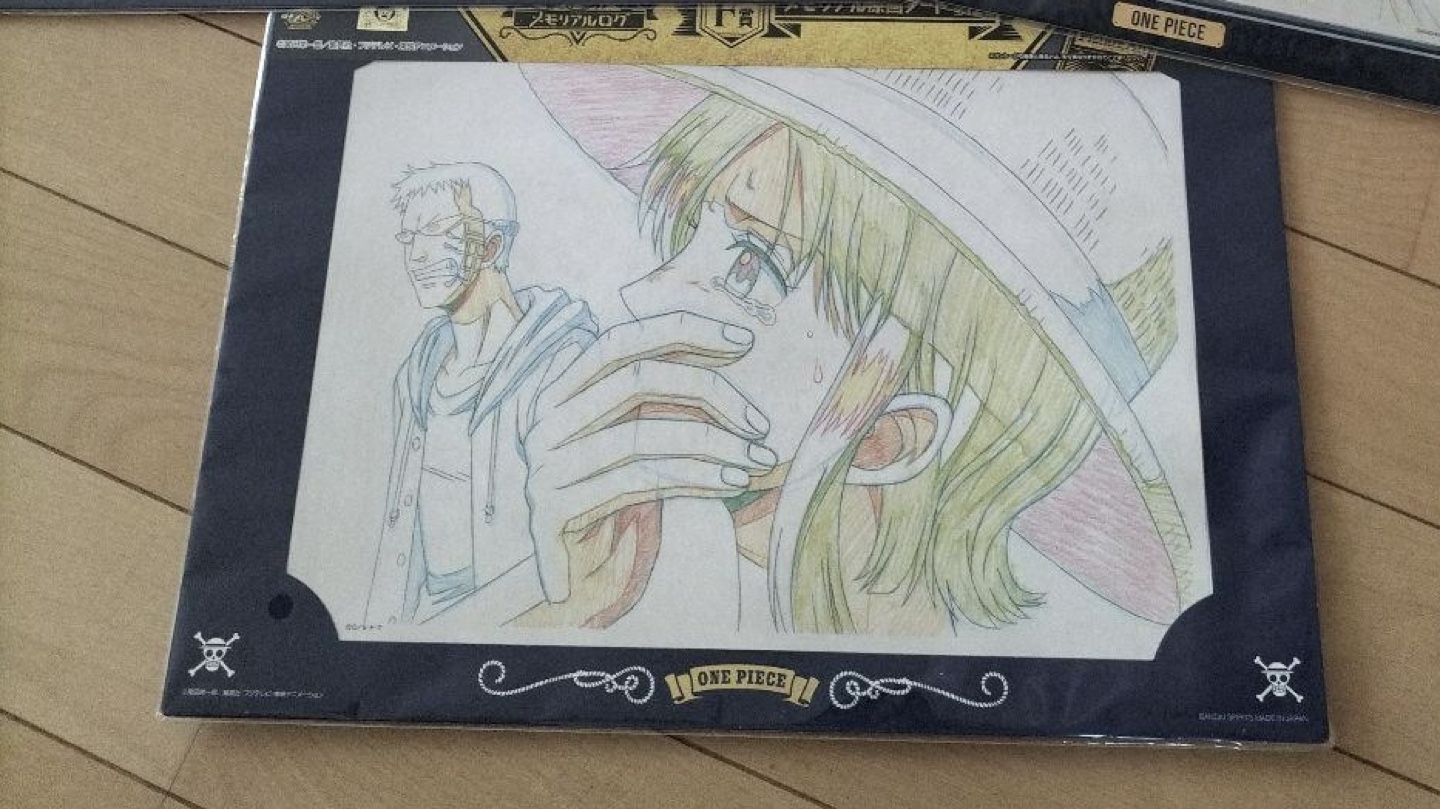 ワンピース　一番くじ　メモリアル原画アート