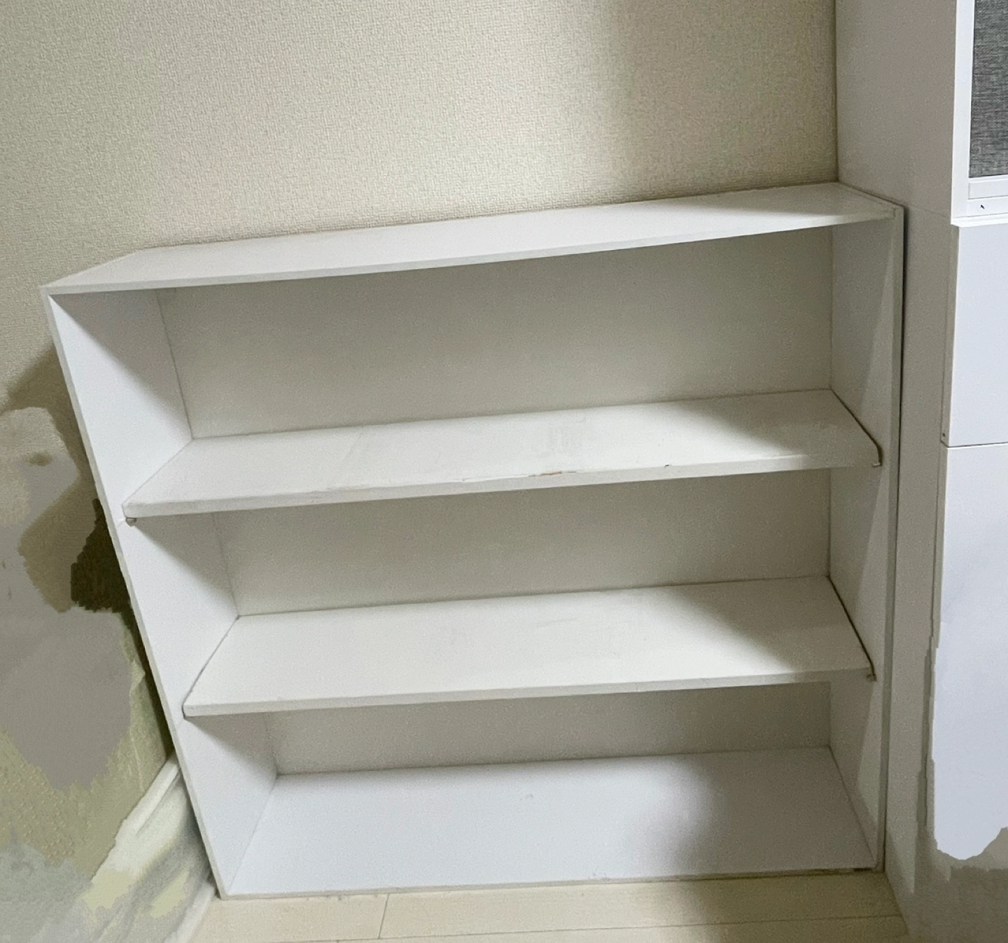 【無料】本棚 棚 ラック 収納 木製 ホワイト 食器棚 隙間