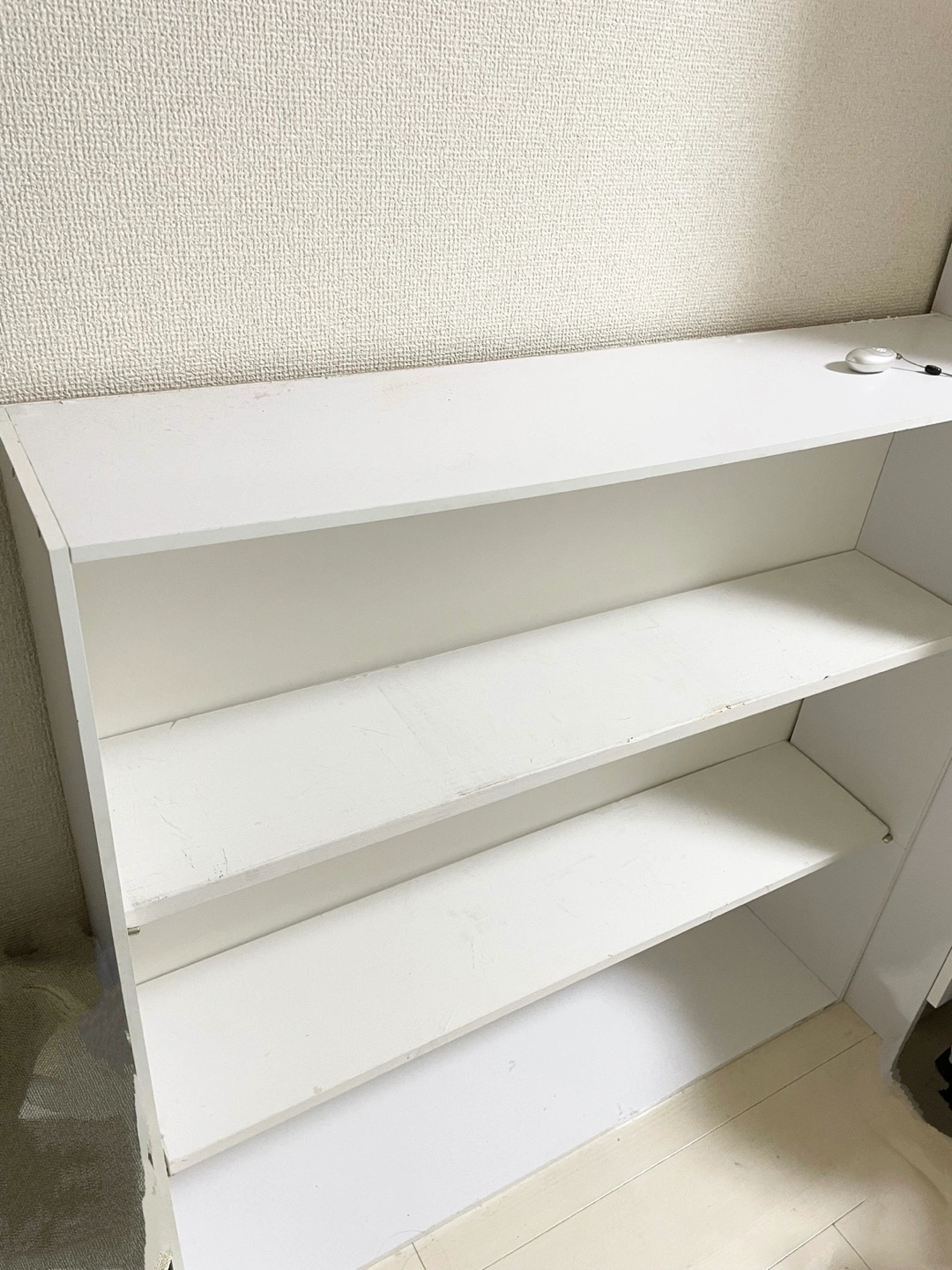 【無料】本棚 棚 ラック 収納 木製 ホワイト 食器棚 隙間の写真4枚目