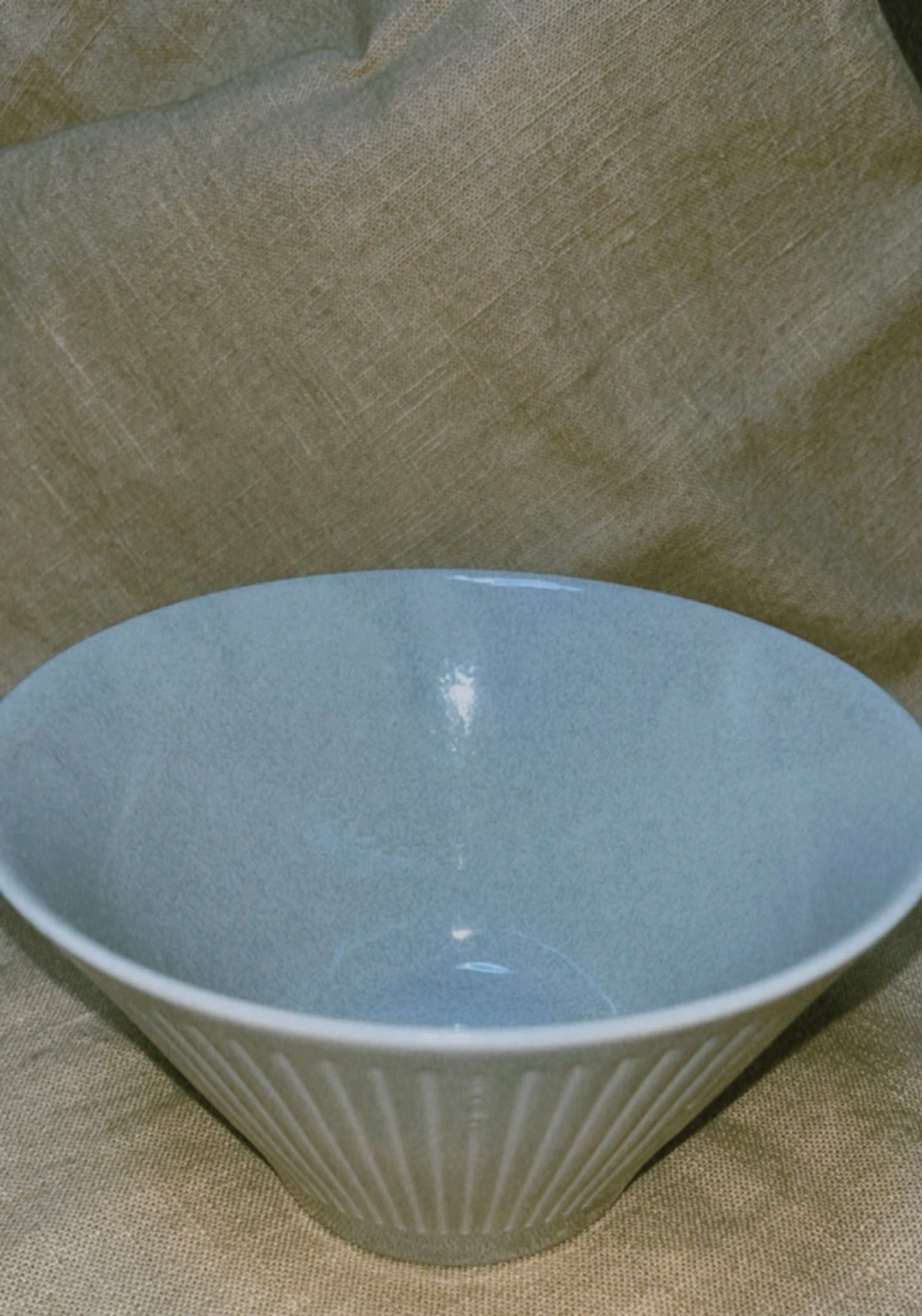 グレーの深皿 丼17cm 6個の写真3枚目