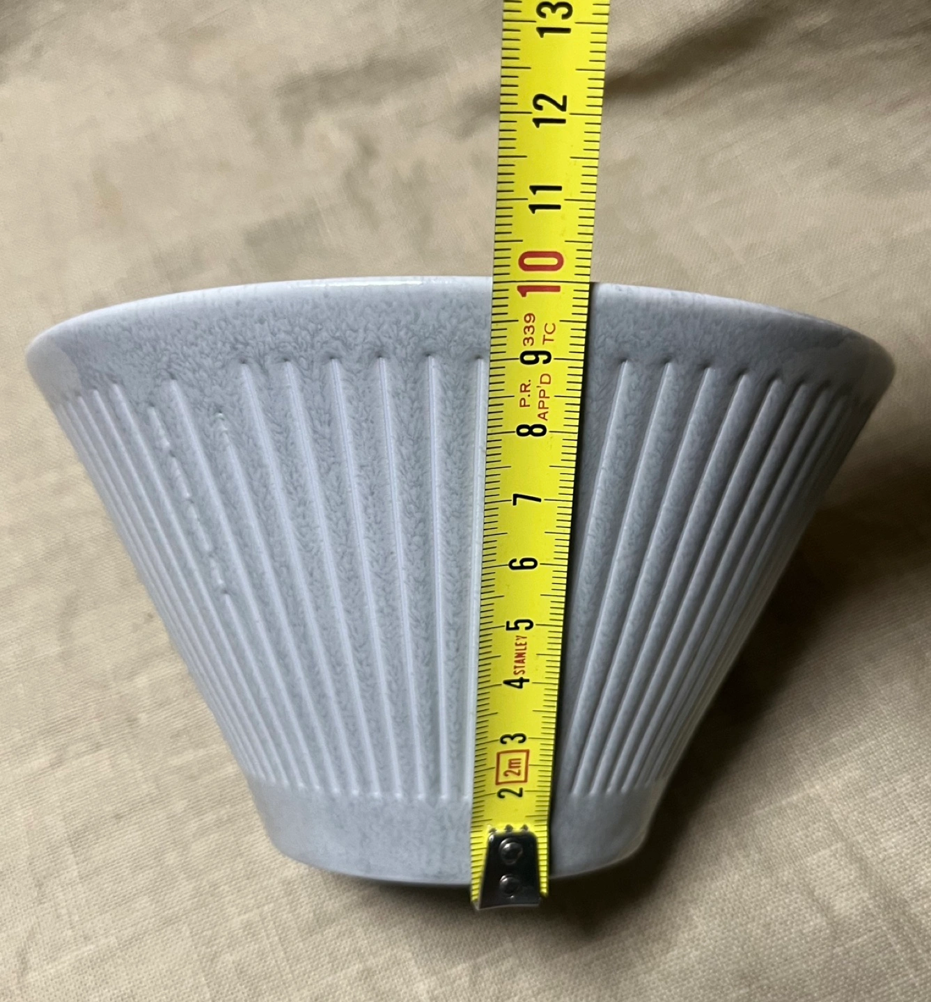 グレーの深皿 丼17cm 6個