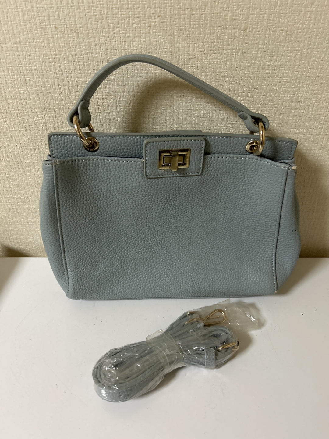 2way  ハンドバッグ  グレー