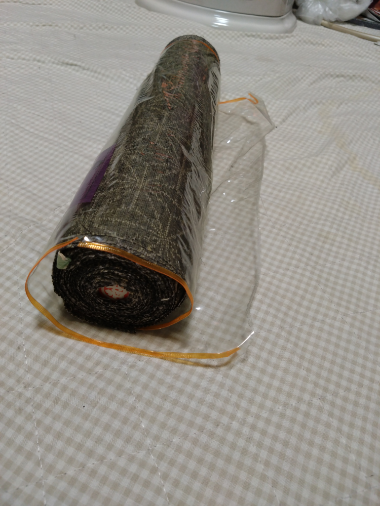 紬反物　一反　絹100%の写真3枚目