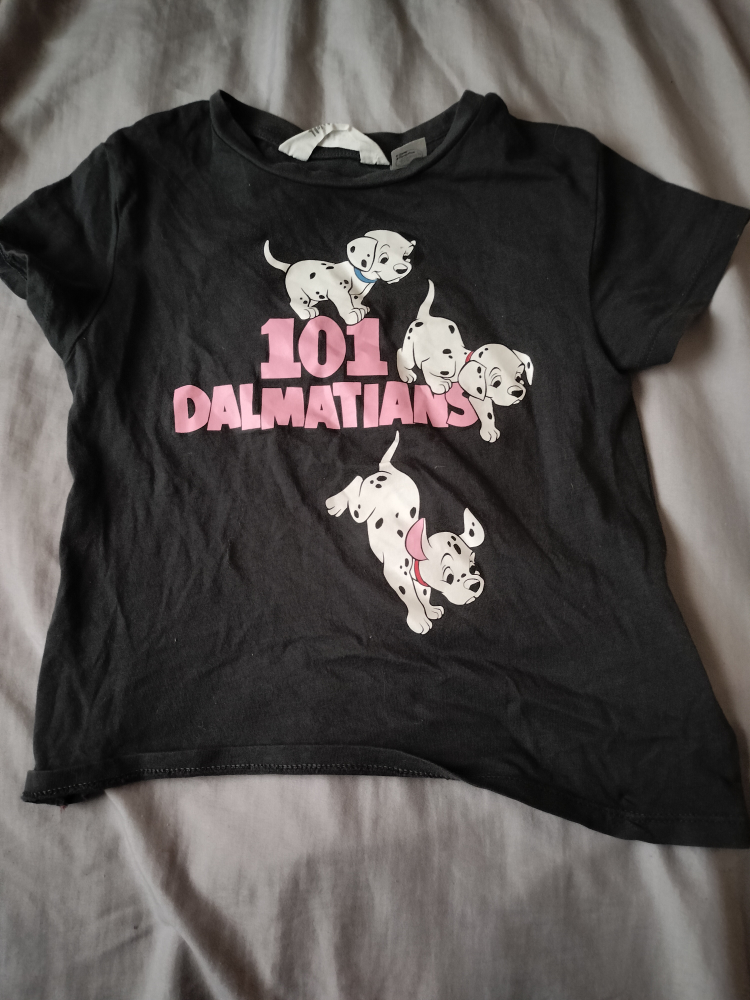 【H＆M】エイチアンドエム 101わんちゃん 半袖Tシャツ サイズ104 100