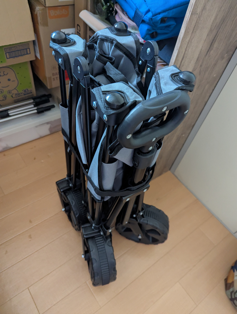折りたたみ式キャリーカート中古の写真2枚目