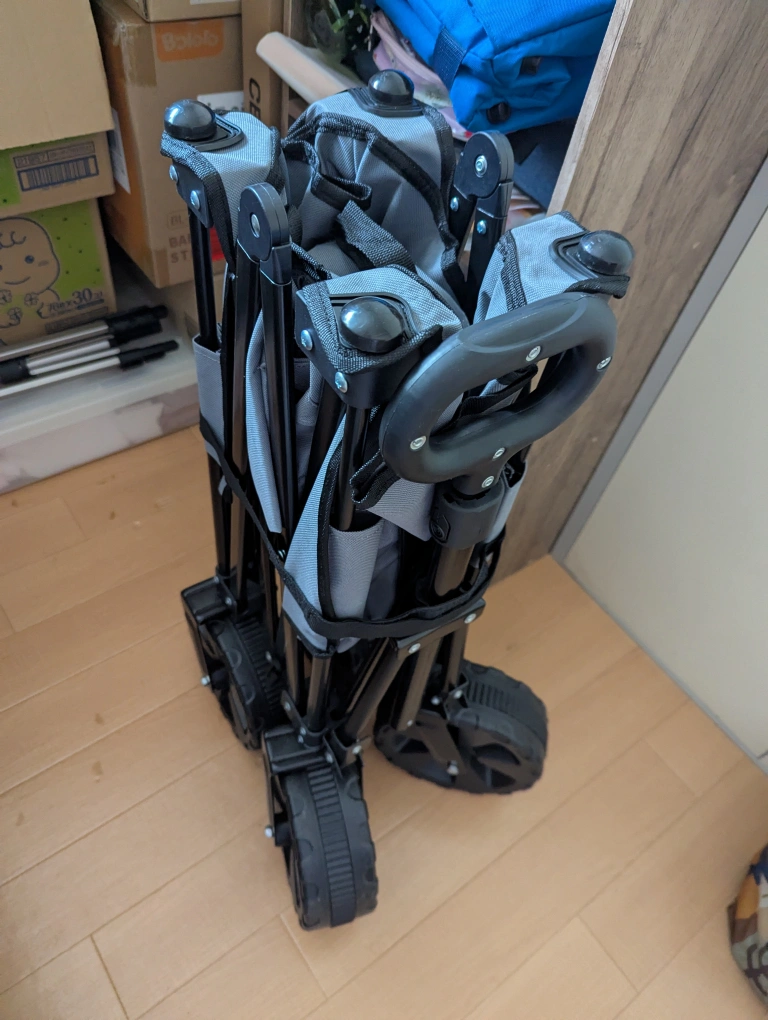 折りたたみ式キャリーカート中古の写真2枚目