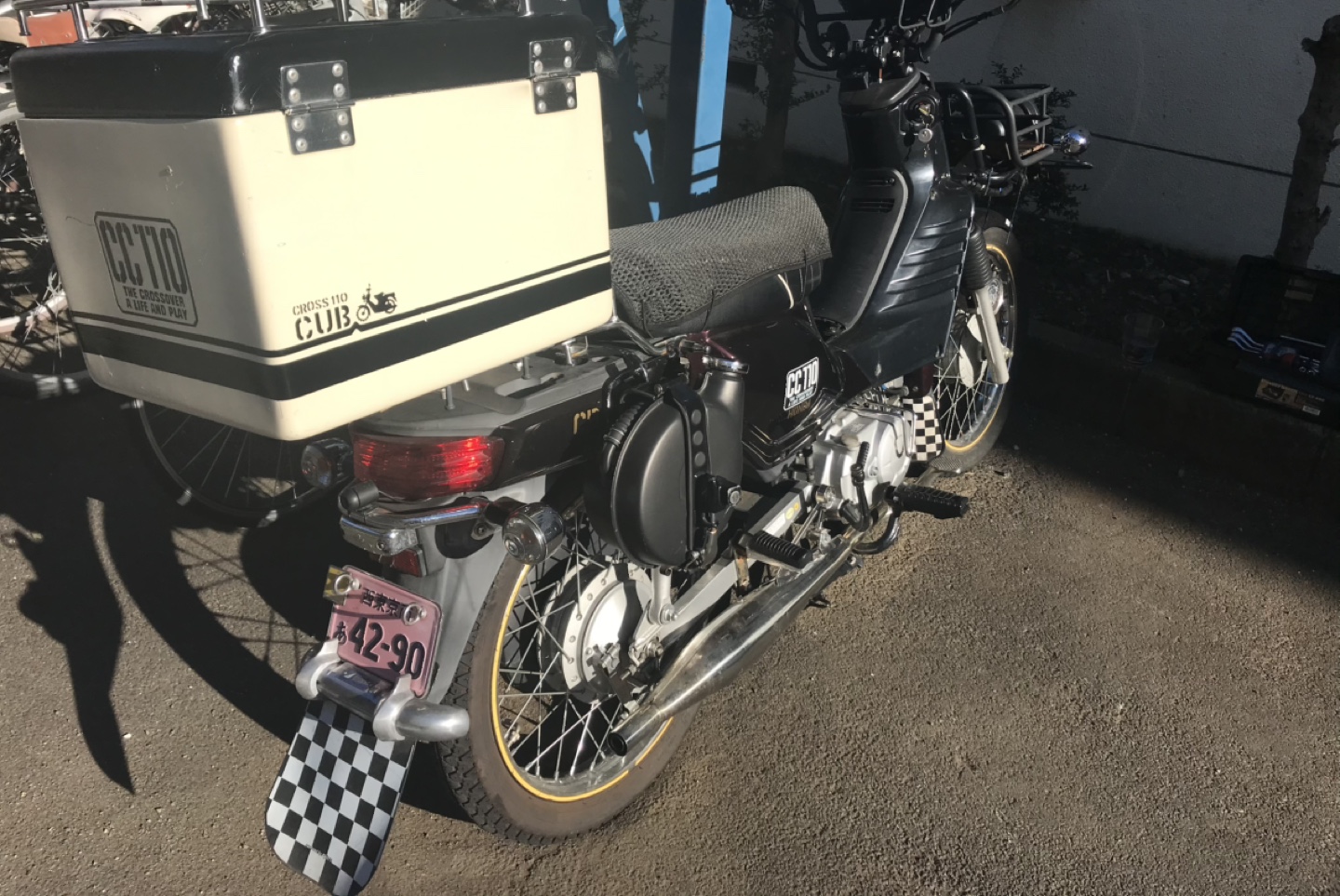 クロスカブ FRP製 リアボックス トップボックス