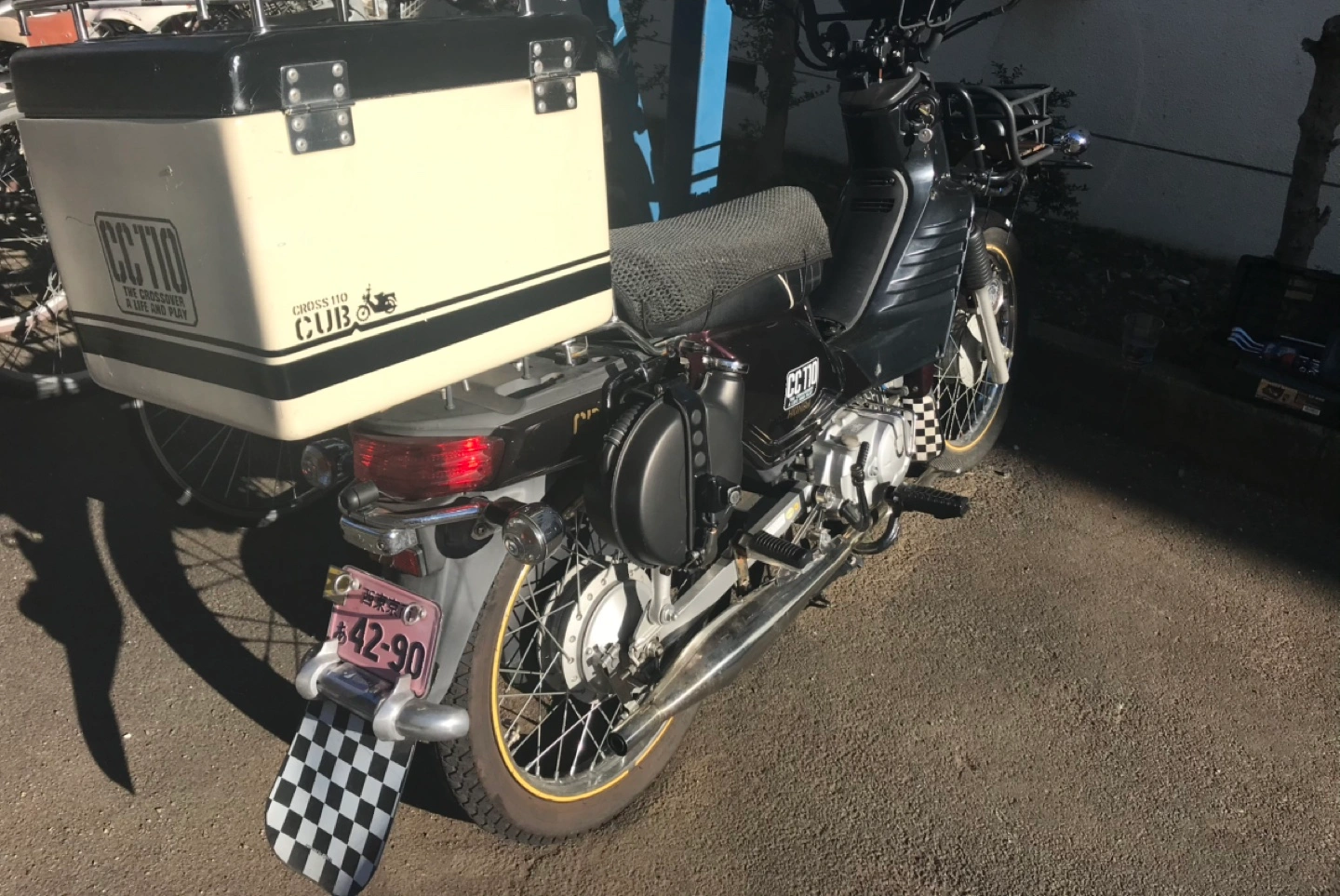 クロスカブ FRP製 リアボックス トップボックス