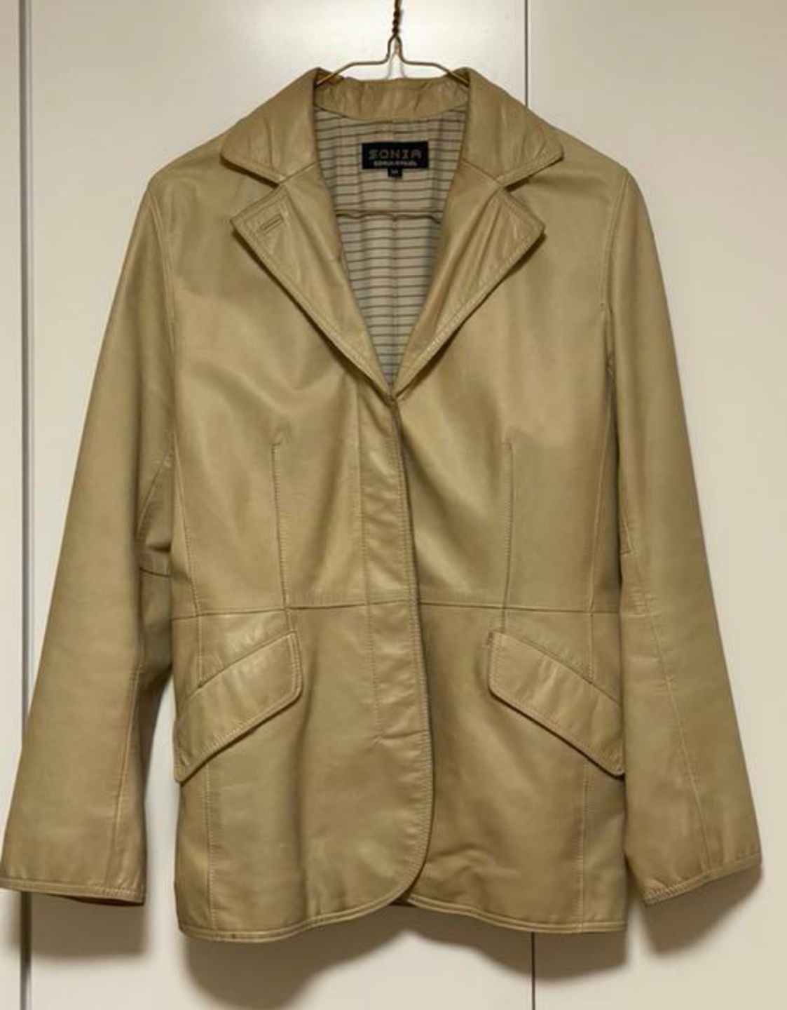 SONIA RYKIEL レザー ジャケット 38サイズ - キャロット（Karrot）
