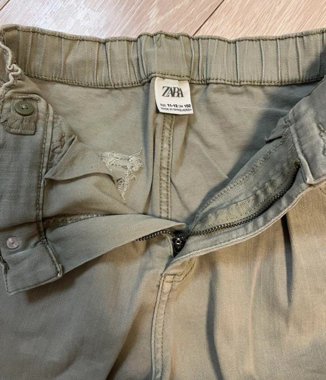 ZARAキッズカーゴパンツ152cmの写真4枚目