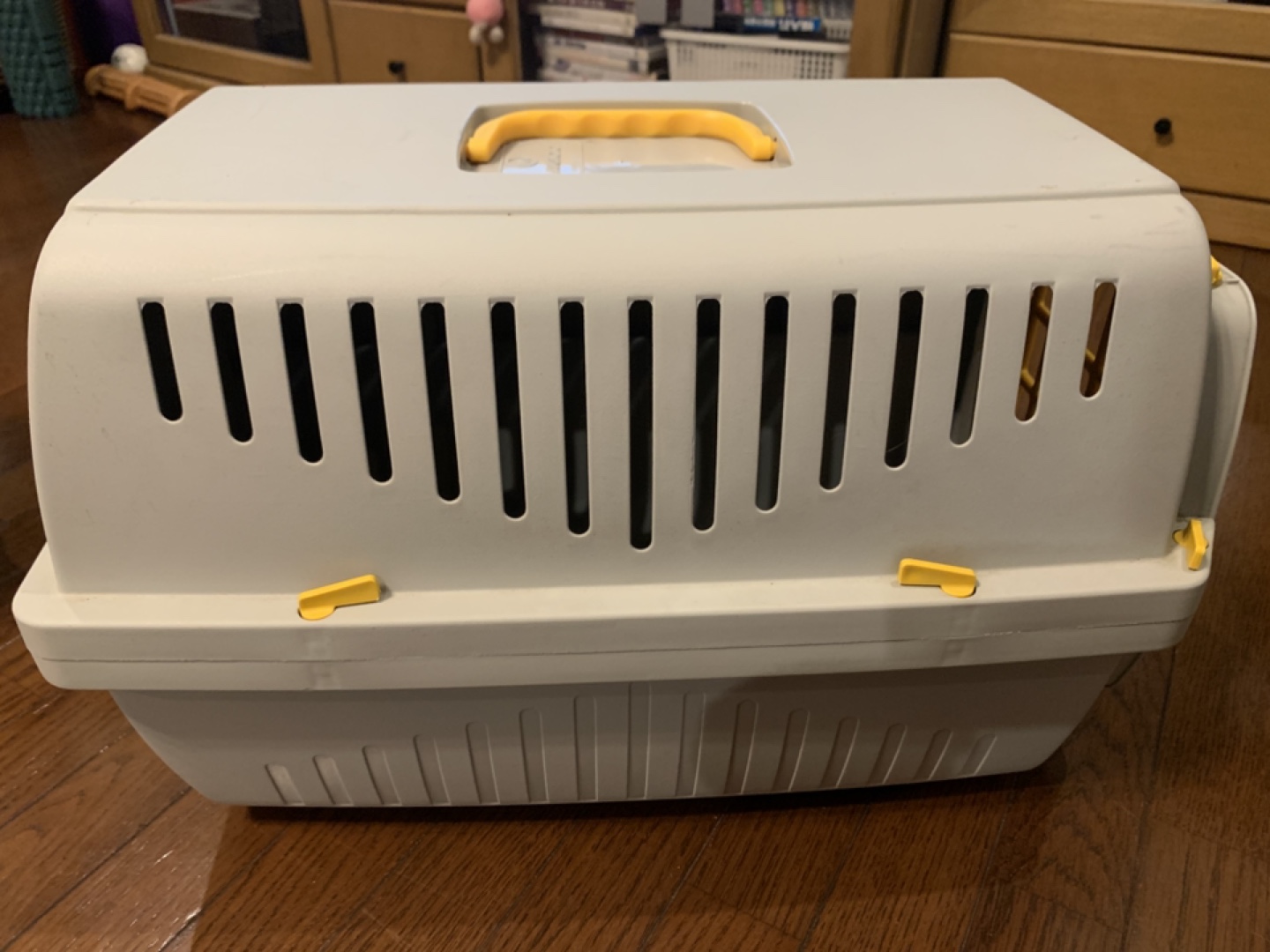 猫、小型犬用　ペットキャリーバック　中古品の写真2枚目