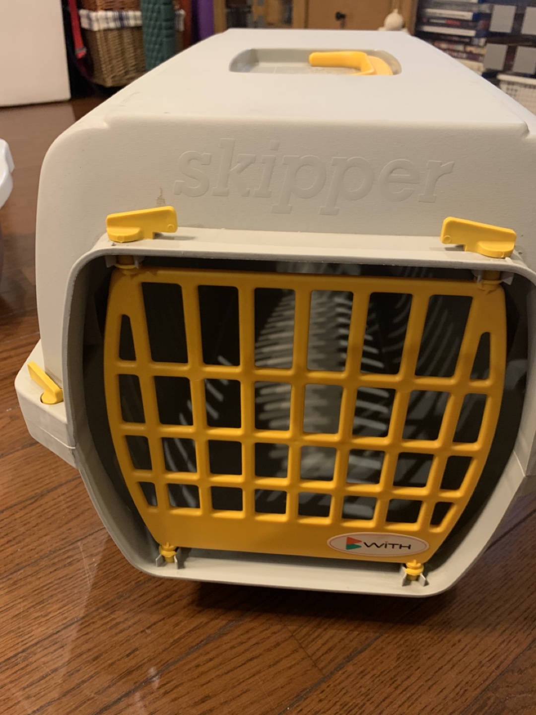 猫、小型犬用　ペットキャリーバック　中古品の写真4枚目