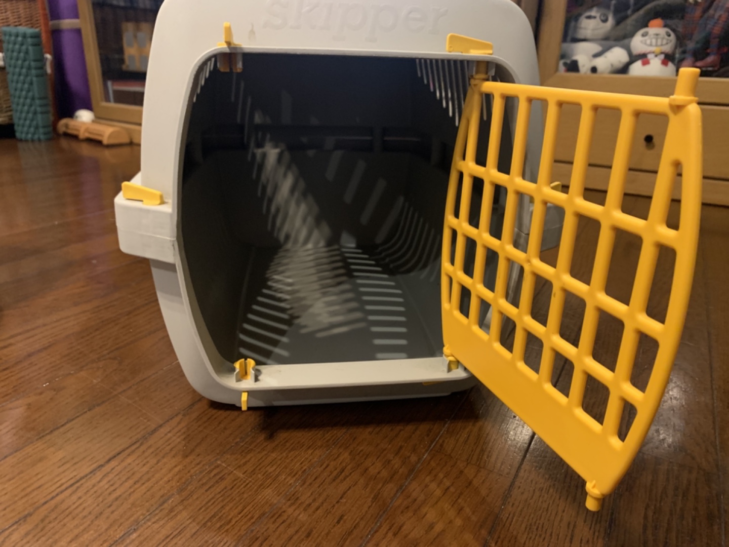 猫、小型犬用　ペットキャリーバック　中古品の写真3枚目