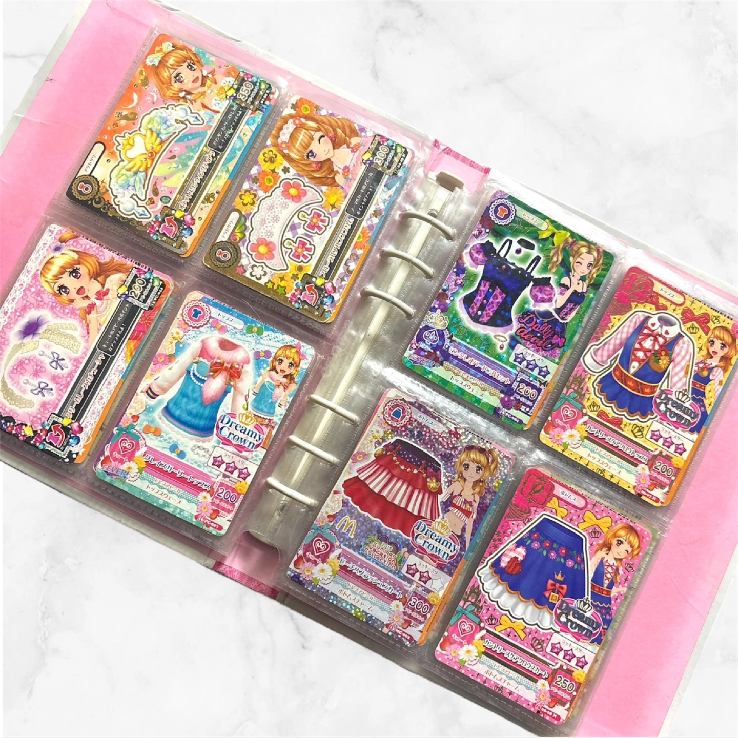 トレーディングカード バインダー❤ゲームカード73枚 多種 プリキュア アイカツの写真5枚目