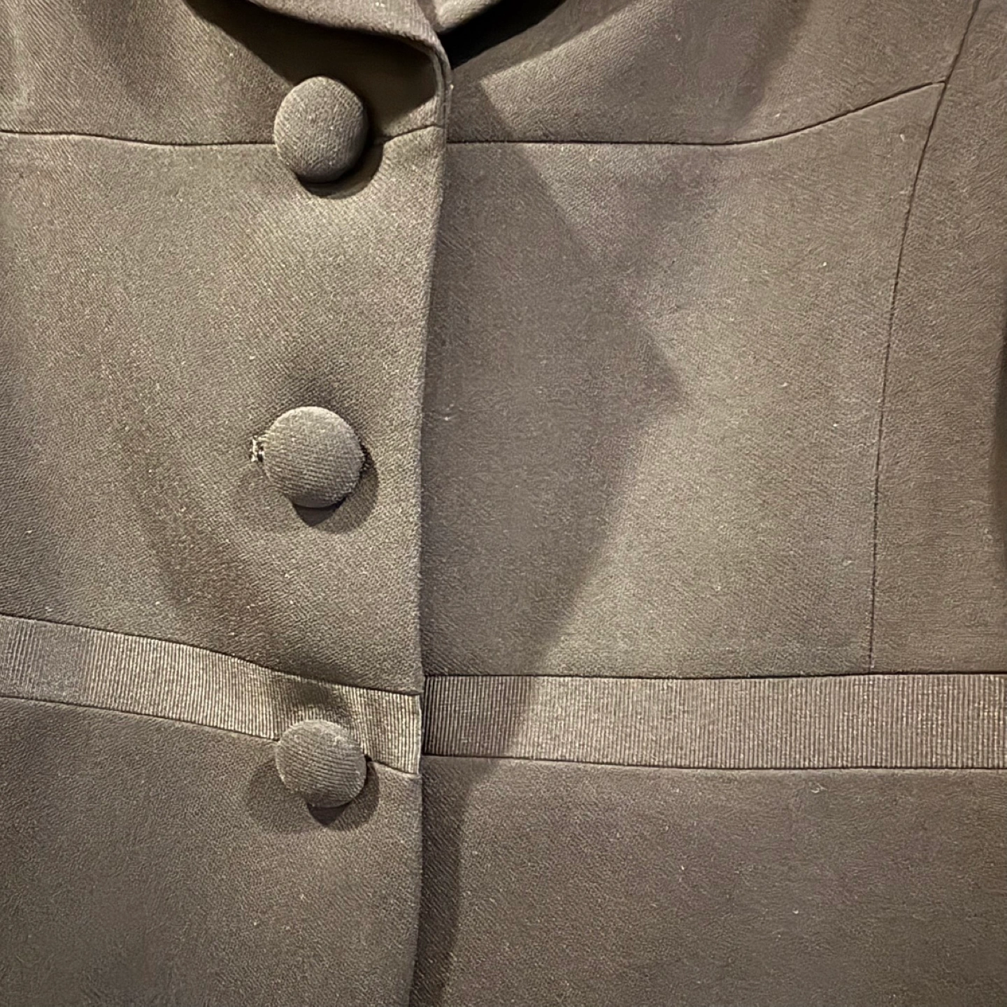 コナカ Percolation 黒ジャケット 13号 喪服の写真3枚目