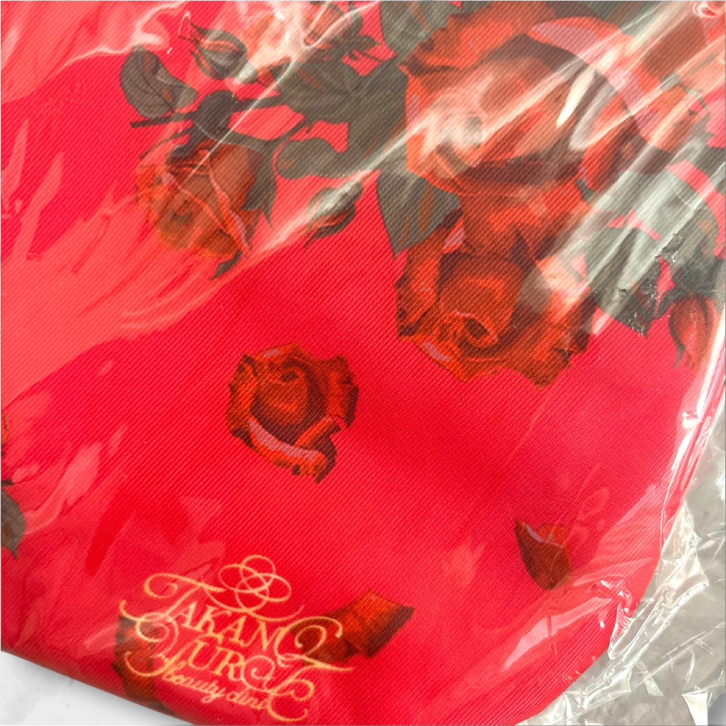 【新品未使用】たかの友梨❤バラ柄保冷バッグ コスメ柄ポーチ 非売品 おしゃれ 高級感の写真5枚目