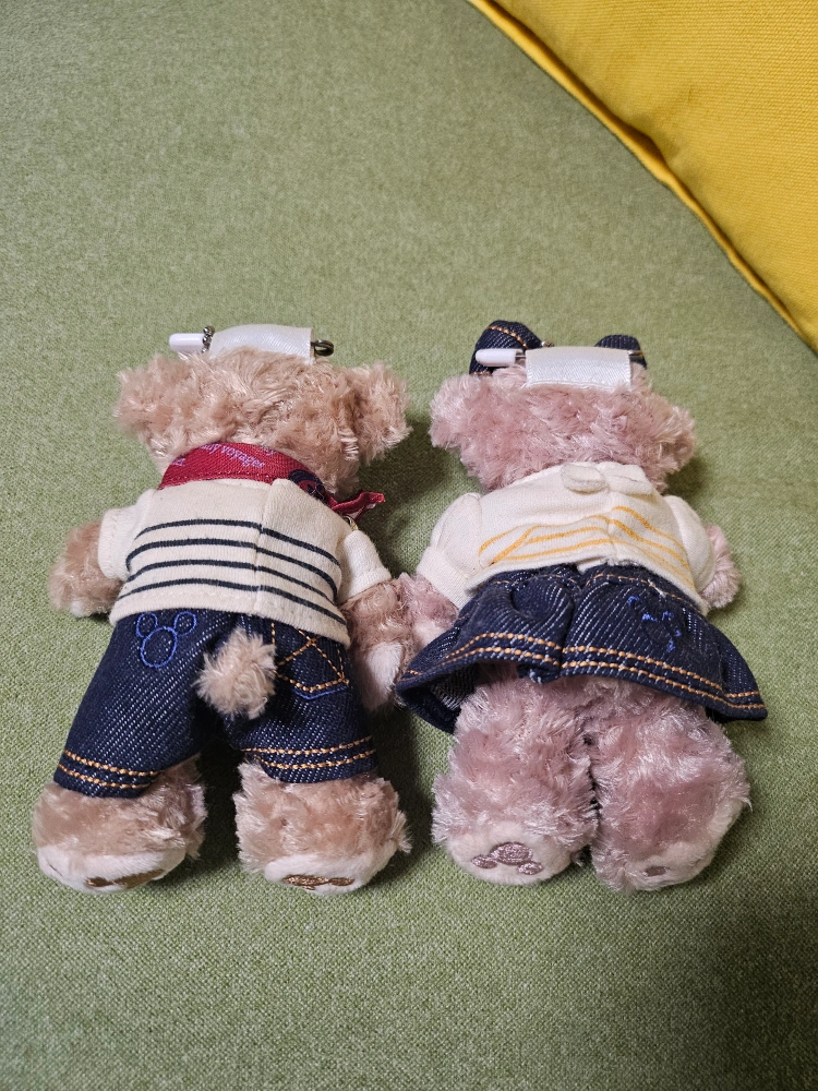 ダッフィー シェリーメイ ぬいぐるみバッジストラップの写真2枚目