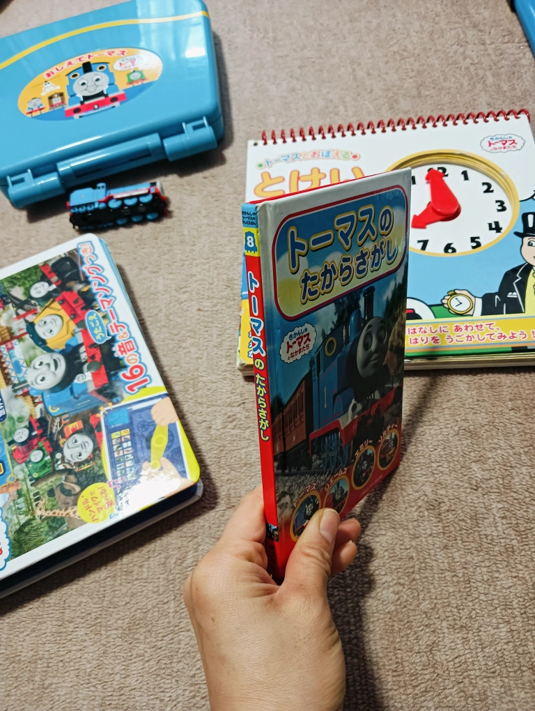 トーマス セット 絵本、時計 ひらがな、サウンドブック、ゴードントミカの写真4枚目