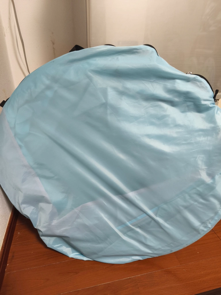 赤ちゃん用品目隠し