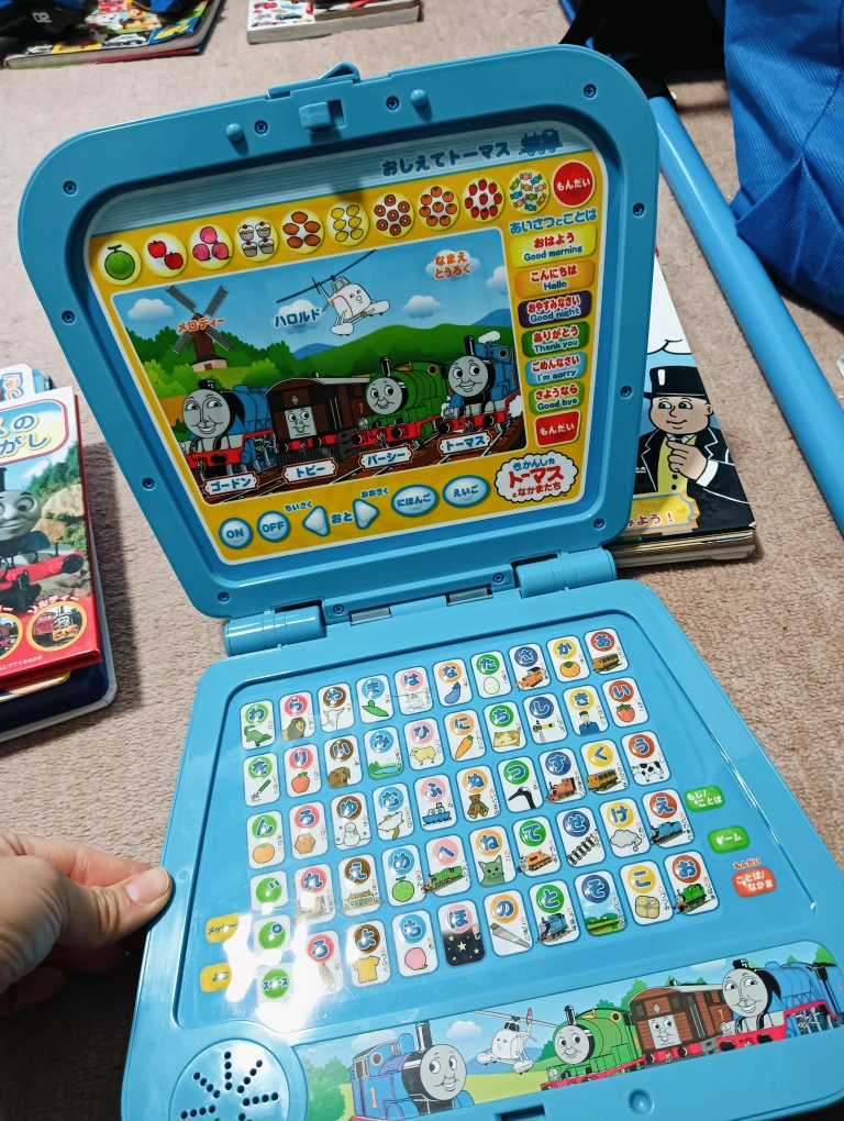 トーマス セット 絵本、時計 ひらがな、サウンドブック、ゴードントミカの写真6枚目
