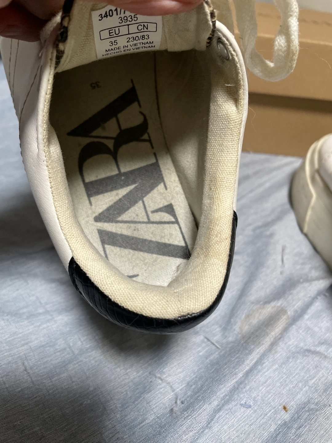 ZARA 白厚底スニーカー 23.0cmの写真7枚目
