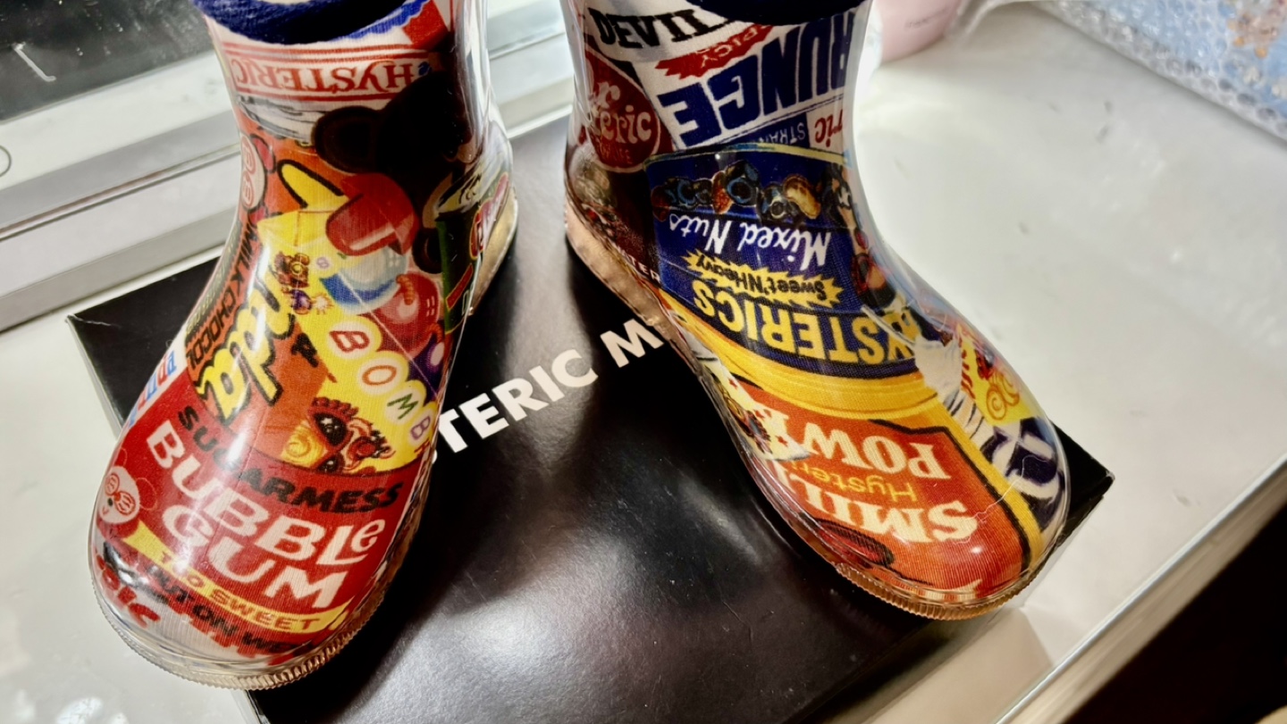 ヒステリックミニ お菓子柄 長靴の写真2枚目