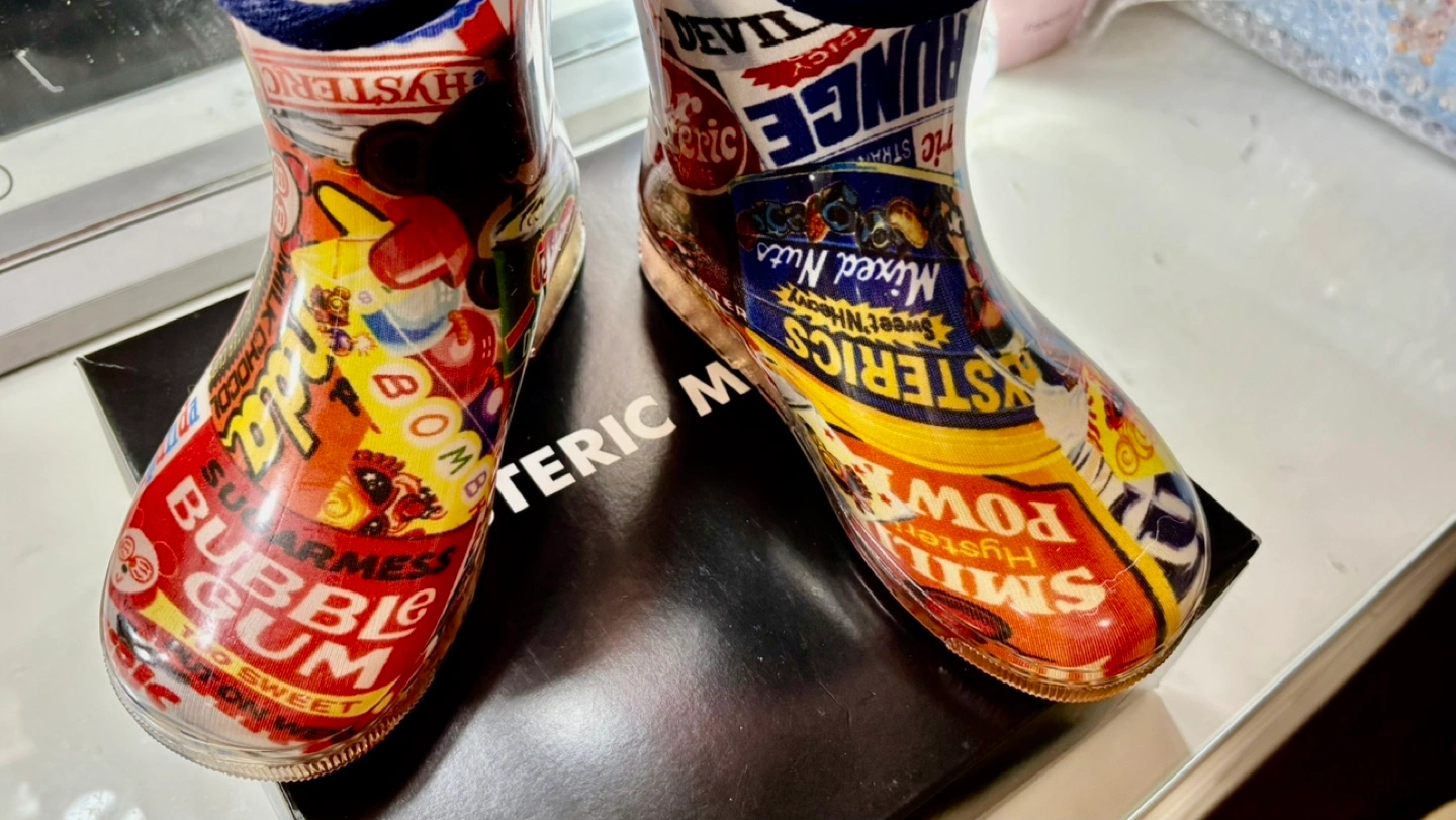 ヒステリックミニ お菓子柄 長靴の写真2枚目