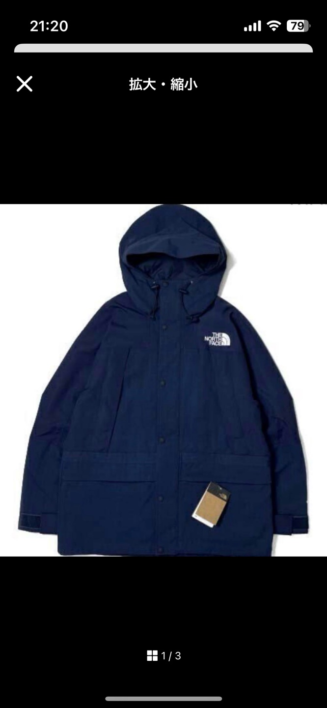 タグ付新品　THE NORTH FACE マウンテンジャケットM ダークネイビー
