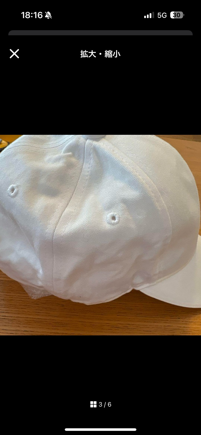 ピン　PING ゴルフ　キャップ　白の写真3枚目